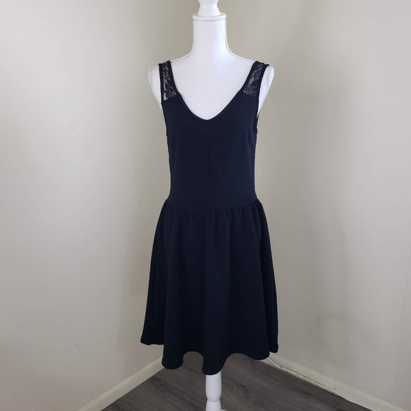 Marilyn Monroe January Caviar Fit & Flare Cocktail Dress Black Size Medium - Picture 13 of 13